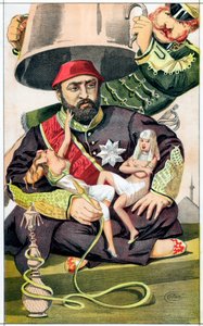 Abd-ul-Aziz, sultán Turecka z roku 1861, 1869 od James Jacques Joseph Tissot