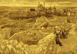 Citadela v Káhiře. - Bible od James Jacques Joseph Tissot