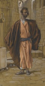 Jidáš Iškariotský, ilustrace ze Života našeho Pána Ježíše Krista, 1886-94 (wc přes grafit na papíře) od James Jacques Joseph Tissot