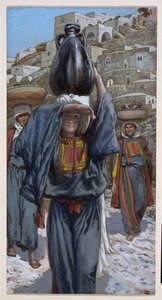 Martha, ilustrace pro The Life of Christ, c.1886-94 (wc & kvaš na kartonu) od James Jacques Joseph Tissot