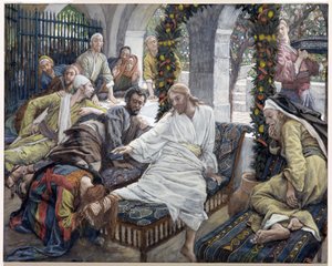 Máří Magdalena Krabice velmi vzácné masti, ilustrace pro Život Kristův, cca 1886-96 (kvaš na kartonu) od James Jacques Joseph Tissot