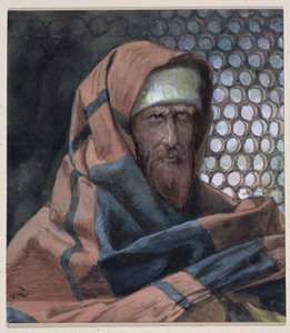 Nikodém, ilustrace pro The Life of Christ, c.1886-94 (wc & kvaš na kartonu) od James Jacques Joseph Tissot