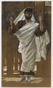 Svatý Bartoloměj, ilustrace pro The Life of Christ, c.1886-94 (wc & kvaš na kartonu) od James Jacques Joseph Tissot