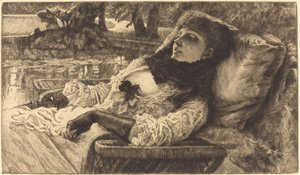 letní večer od James Jacques Joseph Tissot