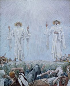 Nanebevstoupení, ilustrace pro The Life of Christ, c.1884-96 (wc & kvaš na kartonu) od James Jacques Joseph Tissot