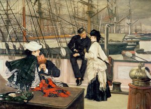 Kapitán a kamarád, 1873 od James Jacques Joseph Tissot