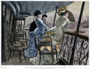 Galerie HM Kalkaty, Portsmouth, c1850-1900. od James Jacques Joseph Tissot