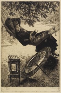 Houpací síť od James Jacques Joseph Tissot