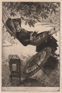 Houpací síť, 1880. od James Jacques Joseph Tissot