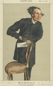 Rev. Charles Voysey (barevné lito) od James Jacques Joseph Tissot