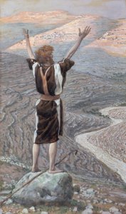 Hlas v poušti, ilustrace pro The Life of Christ, c.1886-96 (kvaš na kartonu) od James Jacques Joseph Tissot