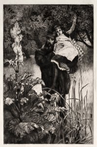 Vdovec (lept a suchá jehla) od James Jacques Joseph Tissot