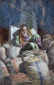 Ty blázne, tuto noc od tebe bude vyžadována tvá duše, ilustrace pro The Life of Christ, c.1886-94 (wc & kvaš na kartonu) od James Jacques Joseph Tissot