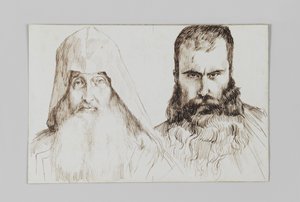 Typy arménských mužů v Jeruzalémě, ilustrace ze Života našeho Pána Ježíše Krista od James Jacques Joseph Tissot