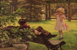 Strýček Fred, kolem roku 1879 (panel) od James Jacques Joseph Tissot