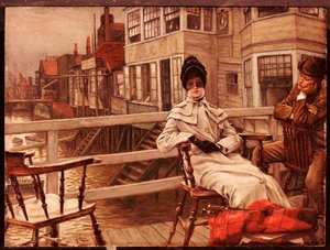 Čekání na loď v Greenwichi od James Jacques Joseph Tissot