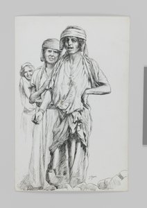 Ženy z Geby, Samaří, ilustrace ze Života našeho Pána Ježíše Krista od James Jacques Joseph Tissot