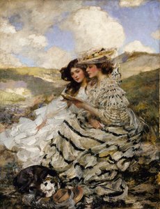 Na dunách Lady Shannon a Kitty, ca. 1900-1910.