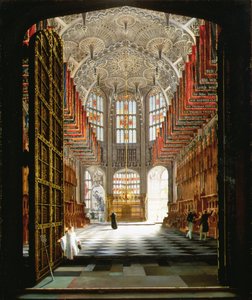 Interiér kaple Jindřicha VII, Westminsterské opatství od James John Harwood