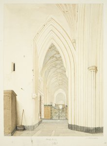 Severní ulička St Mary Redcliffe, při pohledu na východ od James Johnson