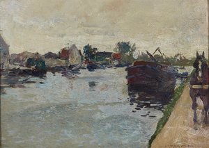 The Tow Path (olej na plátně)