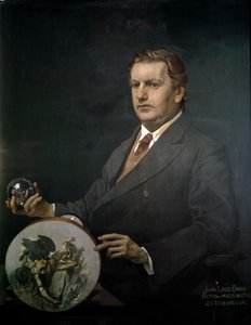 Portrét Johna Logieho Bairda (olej na plátně) od James Kerr Lawson