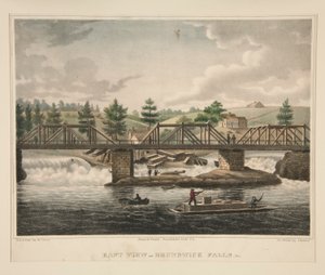 Východní pohled na Brunswick Falls, já. od James Kidder