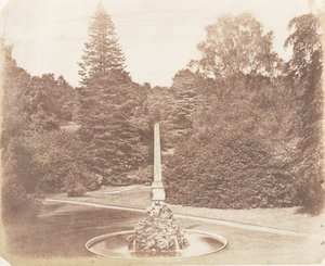 Na zahradě. Blenheim, 1853-56.