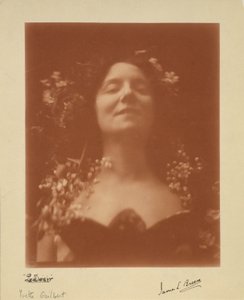 "The Desire": portrét Yvette Guilbert, 1896 od James L. Breese