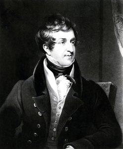John Cam Hobhouse, tisk vytvořil Charles Turner, 1834 (mezzotinta) od James Lonsdale