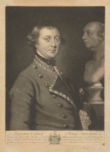 Podplukovník Henry Townshend od James McArdell