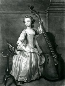 Portrét Benjamina Halletta (mezzotinta) od James McArdell