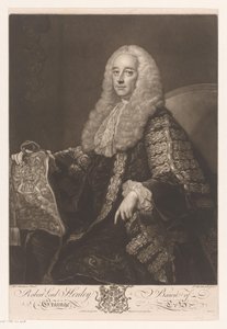 Portrét van Roberta Henleyho Robert Lord Henley Baron z Grainge (titul na předmětu)