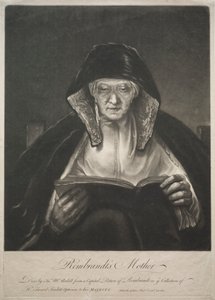 Rembrandtova matka od James McArdell