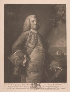 Správný ctihodný George Lord Anson od James McArdell