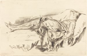 Dítě na gauči, č.2 od James Abbott McNeill Whistler