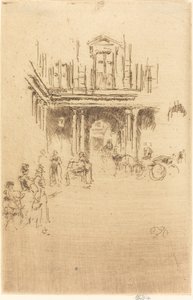 Roh královského paláce od James Abbott McNeill Whistler