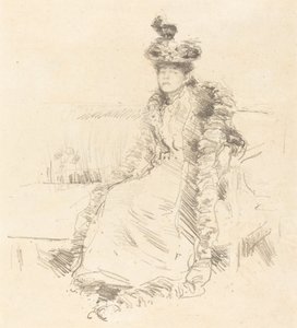 Sedící dáma od James Abbott McNeill Whistler