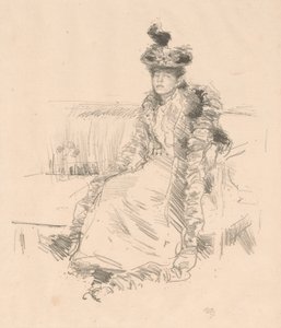 Sedící dáma od James Abbott McNeill Whistler