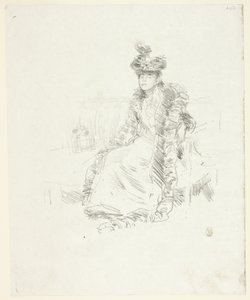 Sedící dáma od James Abbott McNeill Whistler
