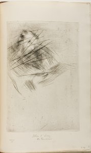 Muž Čtení od James Abbott McNeill Whistler
