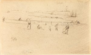 Skica v Dieppe od James Abbott McNeill Whistler