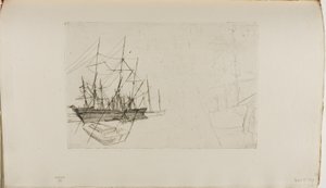 Náčrt přepravy od James Abbott McNeill Whistler