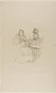 Odpolední čaj od James Abbott McNeill Whistler