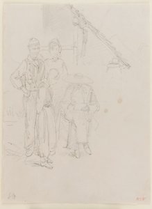 Umělec skicování od James Abbott McNeill Whistler