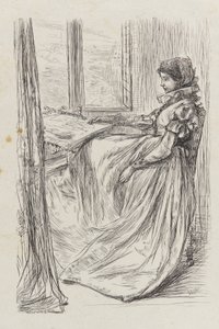 Ilustrace k <em>Ráno před masakrem svatého Bartoloměje</em> od James Abbott McNeill Whistler