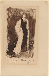 Aranžmá v černé barvě - č.3 od James Abbott McNeill Whistler