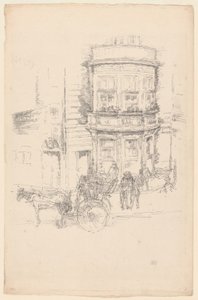Zadní část divadla Gaiety od James Abbott McNeill Whistler