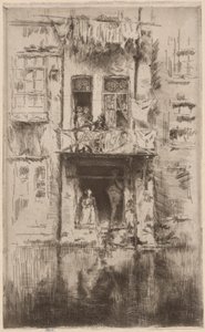Balkon, Amsterdam od James Abbott McNeill Whistler