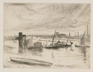 Battersea Dawn (Cadogan Pier) od James Abbott McNeill Whistler
